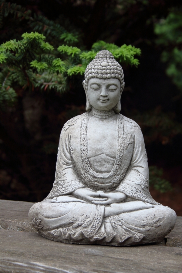 Buddha soška betónová 21cm