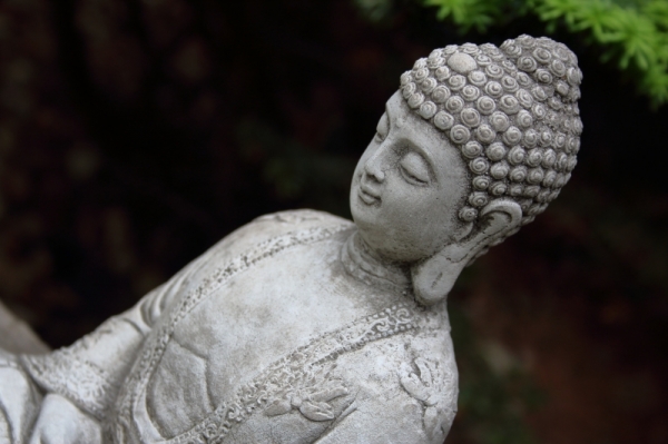 Buddha soška betónová 21cm