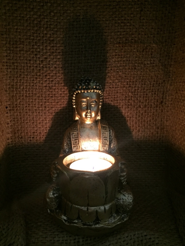 Budha svietnik 14cm