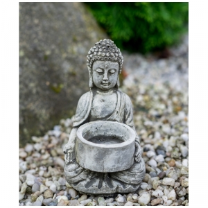 Buddha svietnik 7,5x7,5x10cm