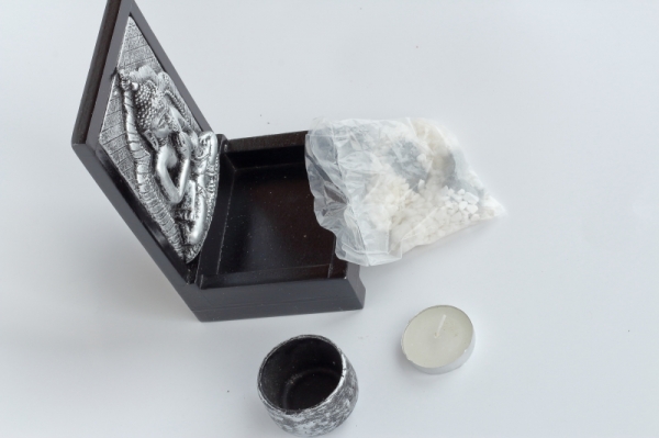 Budhovho záhradka s čajovou sviečkou 15cm