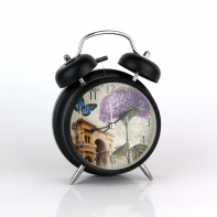 Budík na nočný stolík hortenzie 17cm