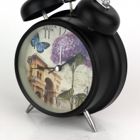 Budík na nočný stolík hortenzie 17cm