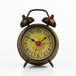 Budík retro malý 10x7x4cm