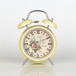 Budík růže krémový 12x15cm 