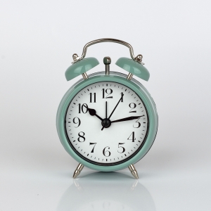 Budík tyrkys 9x4x12cm Vyřazeno poškození