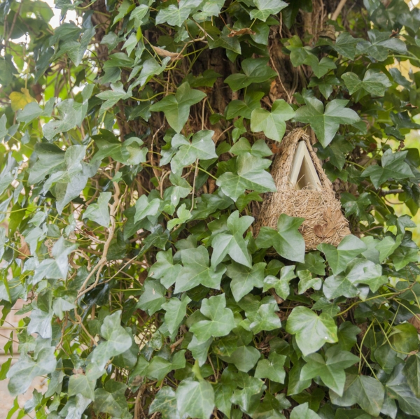 Budka prírodná trojuholníková 16,2x12,8x23,8cm