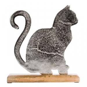 Bytová dekorácia mačka 19cm