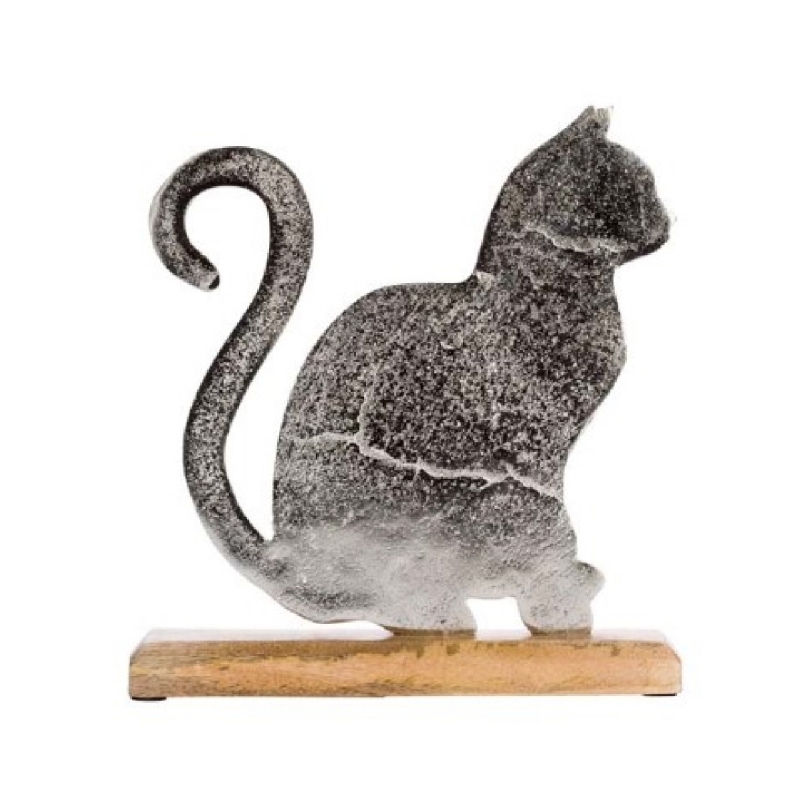 Bytová dekorácia mačka 25cm