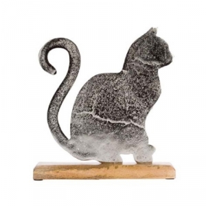 Bytová dekorácia mačka 25cm