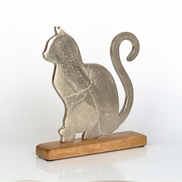 Bytová dekorácia mačka 25cm