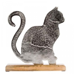 Bytová dekorácia mačka 32cm 