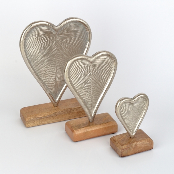 Bytová dekorácie srdce 10cm