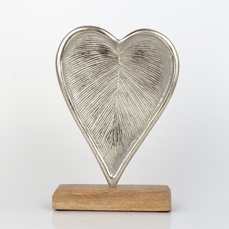 Bytová dekorácie srdce 16cm