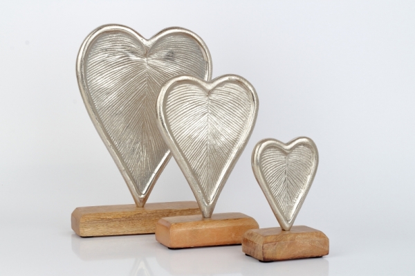Bytová dekorácie srdce 16cm