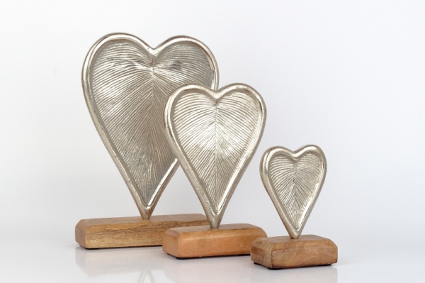 Bytová dekorácie srdce 21cm