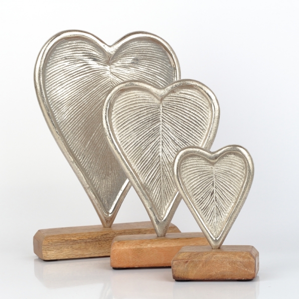 Bytová dekorácie srdce 21cm