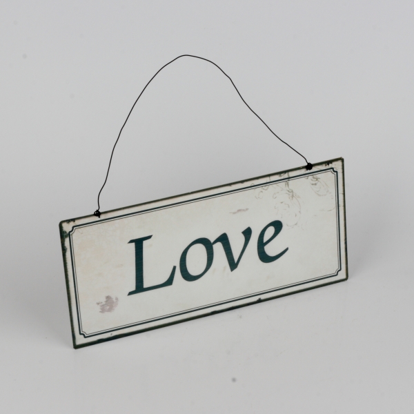 Cedule LOVE 30x14cm