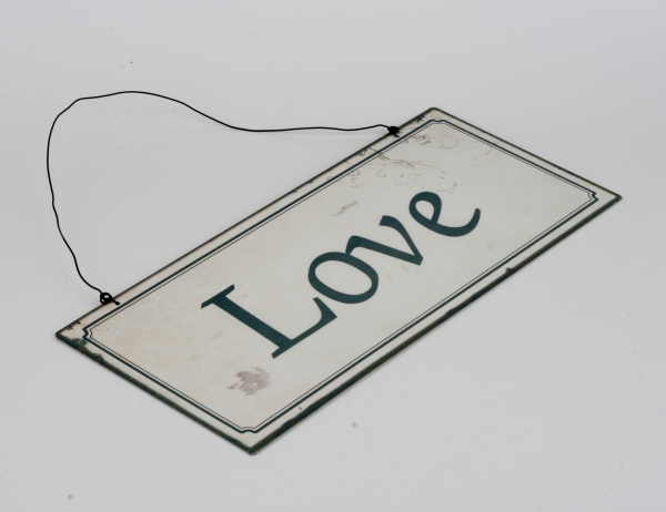 Cedule LOVE 30x14cm