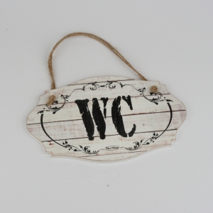 Ceduľa na dvere WC 24x14cm