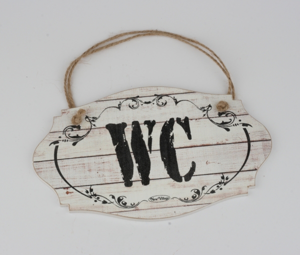 Ceduľa na dvere WC 24x14cm