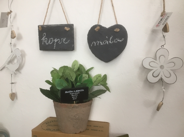 Ceduľka bridlicová 12 x 11,2 x 0,5 srdiečko