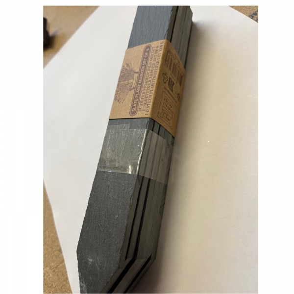 Ceduľka bridlicová zapichovacia s popisovacou ceruzkou 4 x 19,5 x 0,5 set 6 kusov