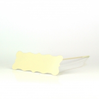 Ceduľka na bylinky biela 30cm