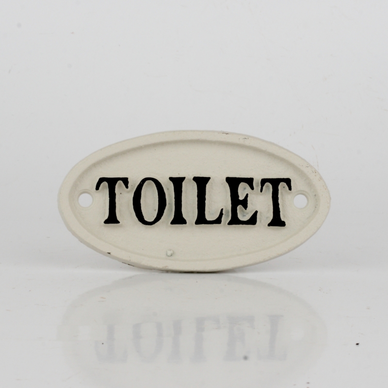 Ceduľka na dvere Toilet 10x5cm