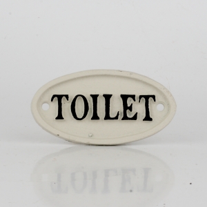 Ceduľka na dvere Toilet 10x5cm