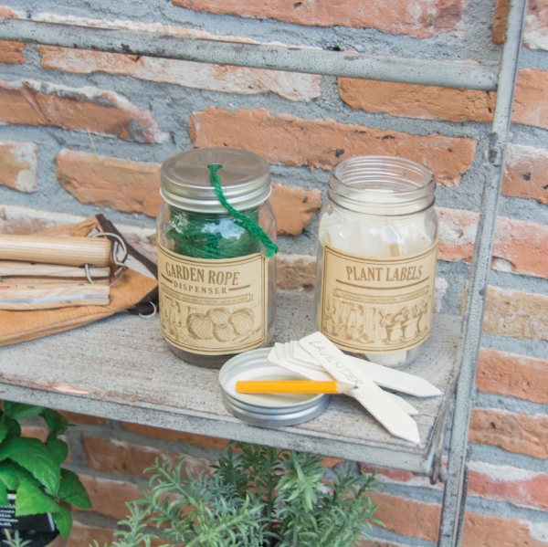 Ceduľky pre záhradkárov v pohári