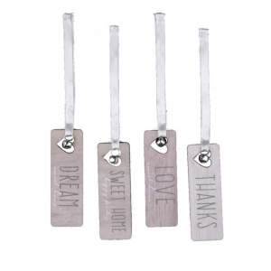 Ceduľky s rolničkou set 4ks