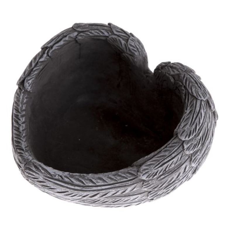 Celoročné dekorácie na hrob betónové srdce