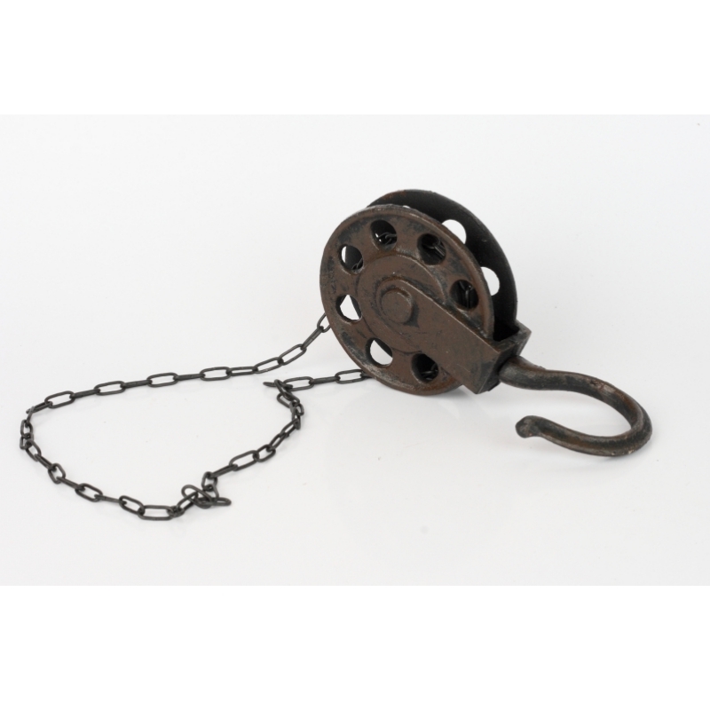 Chalupárska dekorácie kovový hák 10x50cm