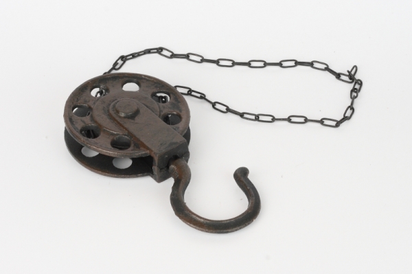 Chalupárska dekorácie kovový hák 10x50cm