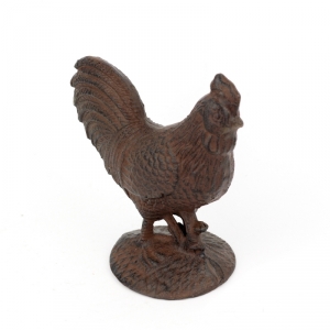 Chalupárska dekorácie liatinový kohout- vyradenú