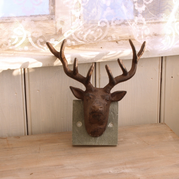 Chalupárska dekorácie na stenu jeleň 20x23cm