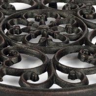 Chalupárska dekorácie podložka pod hrniec liatina 25cm