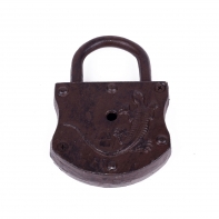 Chalupárska dekorácie - zámok s kľúčmi 15cm