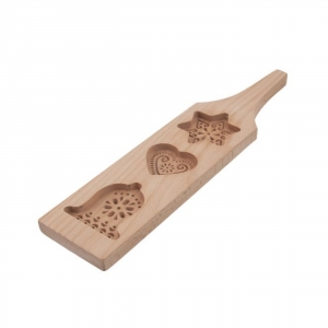 Chalupárska drevená formička na cesto 35 x 8 x 2 cm