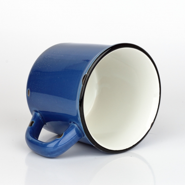 Chalupársky hrnček modrý 12x9x9cm