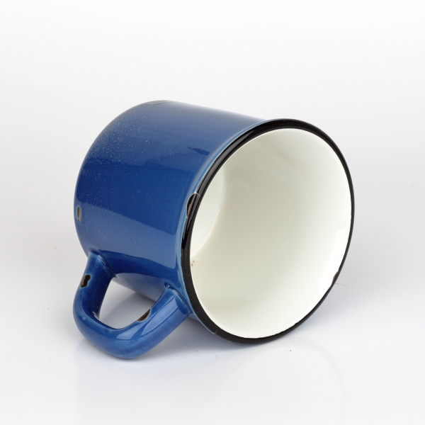 Chalupársky hrnček modrý 12x9x9cm