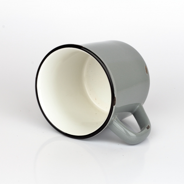 Chalupársky hrnček sivý 12x9x9cm