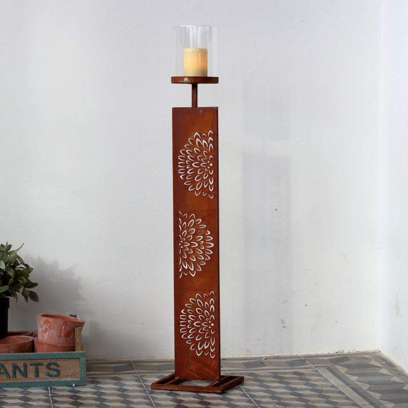 Chalupársky štýl svietnik 64cm