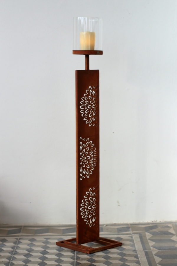 Chalupársky štýl svietnik 64cm