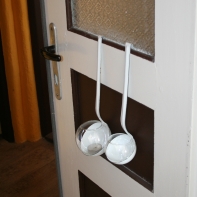 Chalupársky svietnik naberačka malý