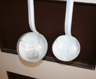 Chalupársky svietnik naberačka malý