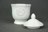 Cukornička biela keramika