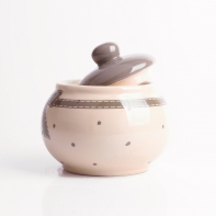 Cukornička keramická Grey dot 10x11,5cm