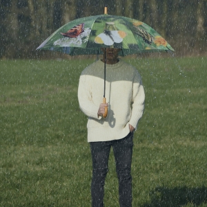 Dámsky dáždnik XXL motýle 120 cm